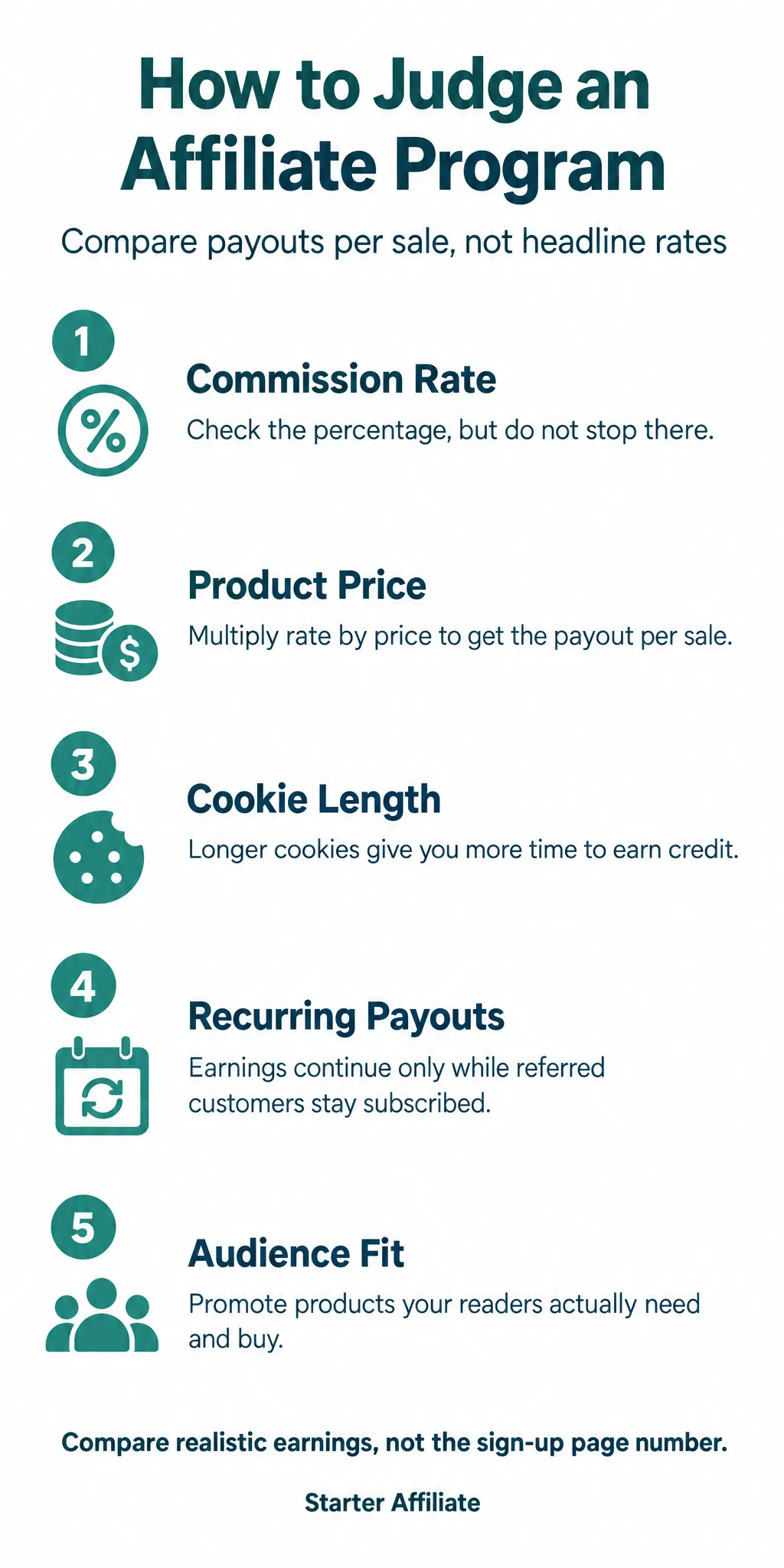 12 Highest Paying Affiliate Programs and How to Judge Them: infographic